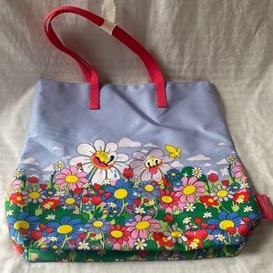 Estee Lauder cartoon Daisy tote bag